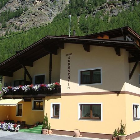 Bed and Breakfast Haus Sonnschein Sölden Exterior foto